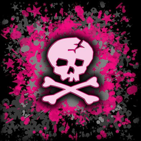 Pin By Ev Vickers On Girly Sugar Skull Wallpaper Pink Skull