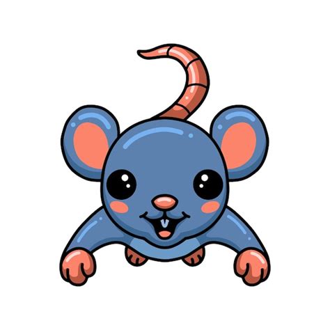 Premium Vector Cute Little Mouse Cartoon Jumping