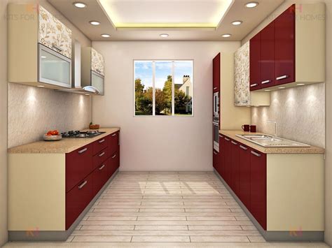 Kitchen layouts come in an almost endless variety. Parallel Kitchen Design - Greater Noida Interiors
