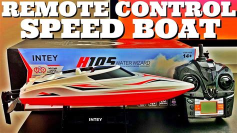 Intey High Speed Remote Control Boat Rc Waterproof Boat Youtube