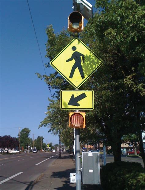 Pedestrian Crossing Road Sign Crosswalk Signals Eltec