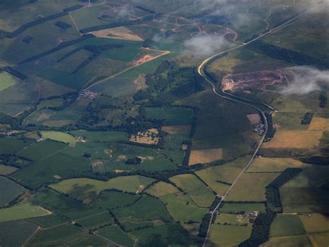The A68 Road From The Air © Thomas Nugent Geograph Britain And Ireland