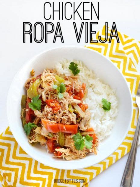 Chicken Ropa Vieja Slow Cooker Recipe Sparkrecipes