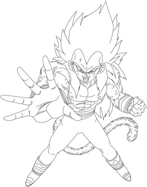 7 Imagens De Vegeta Para Pintar E Colorir Super Dragon Ball