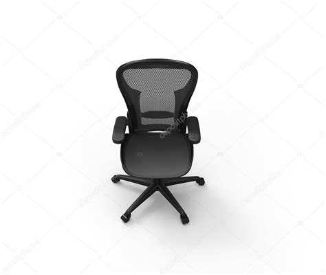 Office Chair Top View Black Modern Office Chair Top View — Stock