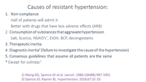 Causes Of Resistant Hypertension World Stroke Academy