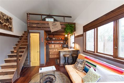 Tour Of A Hand Crafted Rustic Tiny House In Portland Oregon Living