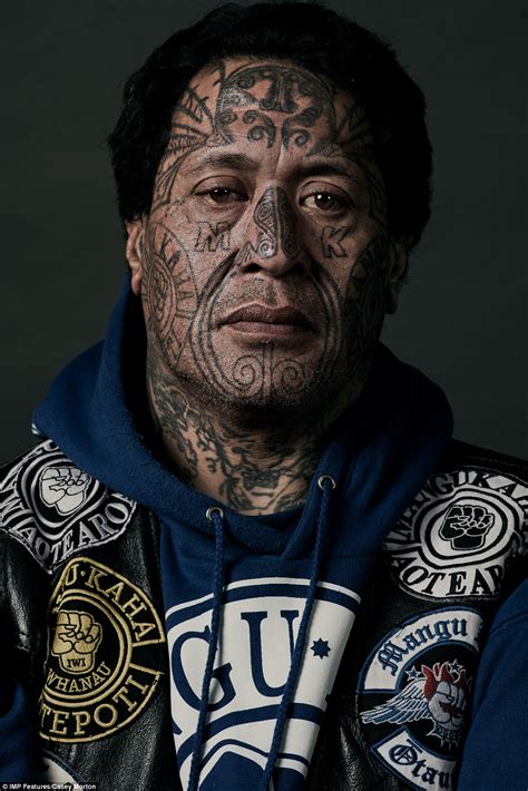 New Zealand Black Power Gang Captured In Striking Pictures Daily Mail