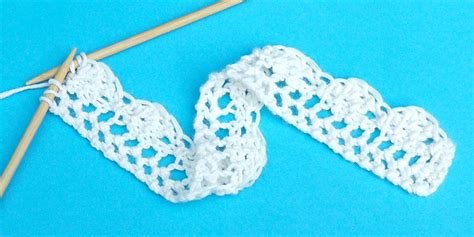 How To Knit A Vintage Lace Edging 10 Rows A Day Lace Knitting