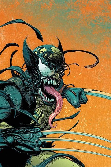 Venom Wolverine Venom Wolverine Superhero Comic Wolverine Comic