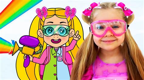Diana And Roma Magic Colors Story Cartoon For Kids Youtube
