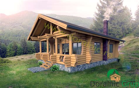 Cabane Din Lemn Rotund Extensibile