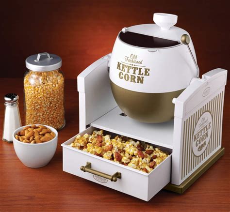 Kettle Corn Popcorn Popper Machine Mini Countertop Sweet Popped Korn