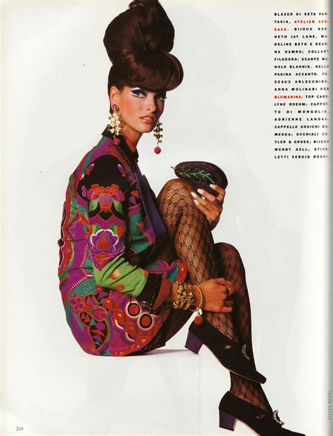 Steven Meisel Linda Evangelista Vogue Italia Diciembre 1990