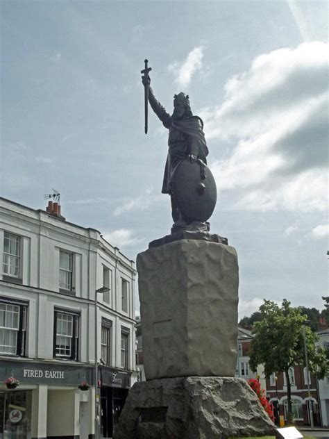 Statue Of Alfred The Great Winchester The Statue Of
