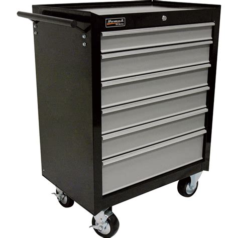 Light and heavy bulky tools and your repair equipment can now be easily organized in one storage system. Homak SE Series 27in. 6-Drawer Rolling Tool Cabinet ...