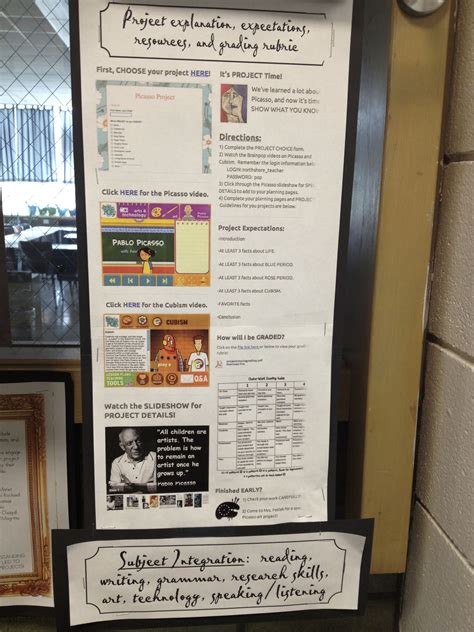 I Love Tech Integrated Student Work Displays Teaching
