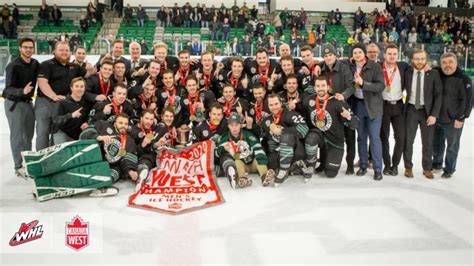 21 Whl Alumni Win Canada West Mens Hockey Championship With University