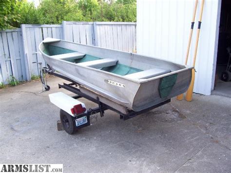 Armslist For Saletrade Clean 12ft Aluminum Fishing Boat For Sale Or
