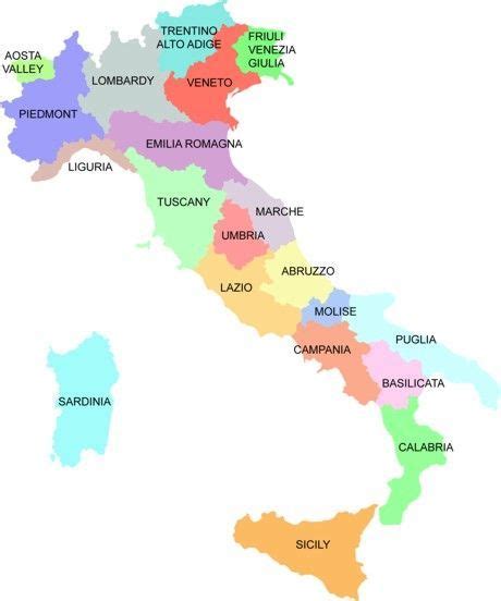 Italy map geographic region province city calabria map. Understanding Italy. Italy's twenty regions, and provinces ...