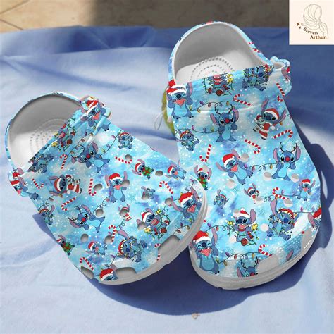 Stitch Themed Christmas Gift Clogs Disney Fans Cartoon Design Crocs