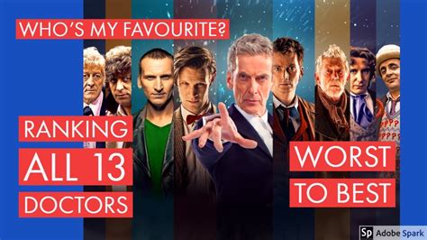 Ranking The Doctors Worst To Best Doctor Who Youtube