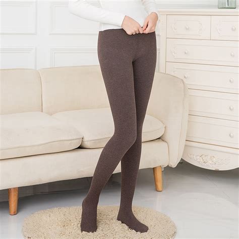 Combed Cotton Tights Lift Hips Pantyhose Body Fit Thin Stockings Resist