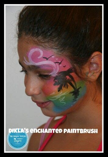 Sunset Face Painting By Dikla Danino Diklas Enchanted Paintbrush