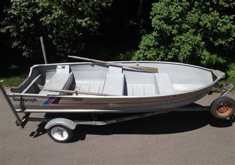 14 Ft Sea Nymph Aluminum Fishing Boat With Trailer For Sale 130000