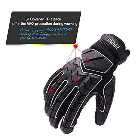 Heavy Duty Work Gloves Sbr Padding Tpr Protector Impact Gloves Men