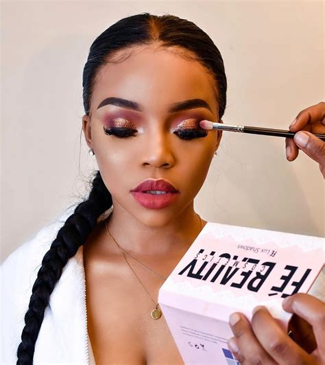 Icymi Faith Nketsi Officially Drops A Makeup Range