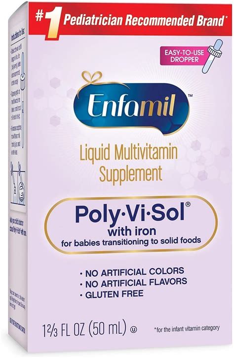 Buy Enfamil Poly Vi Sol Liquid Multivitamin Supplement 50 Ml Online In