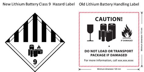 Class 9 Dg Label Goods Dangerous Classes Hazardous Hazmat Trucks