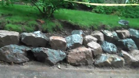 Natural Retaining Wall Chris Orser Landscaping Youtube