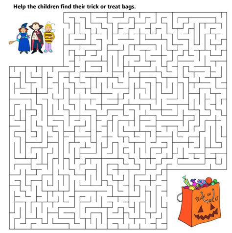 Printable Halloween Mazes