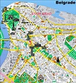 Belgrade Sightseeing Map - Ontheworldmap.com