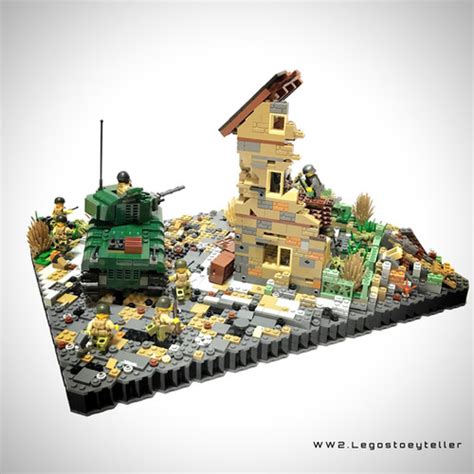 Set 003 Premium Ww2 Lego Diorama Wlst Custom Lego