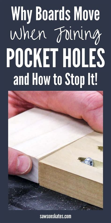 How To Prevent Pieces From Moving When Assembling Pocket Hole Joints