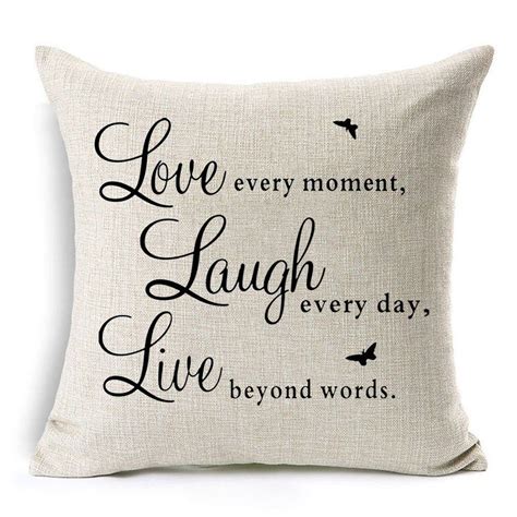 Inspirational Quote Saying Throw Pillow Covers Overstock 26880789 Throw Pillows Pillows