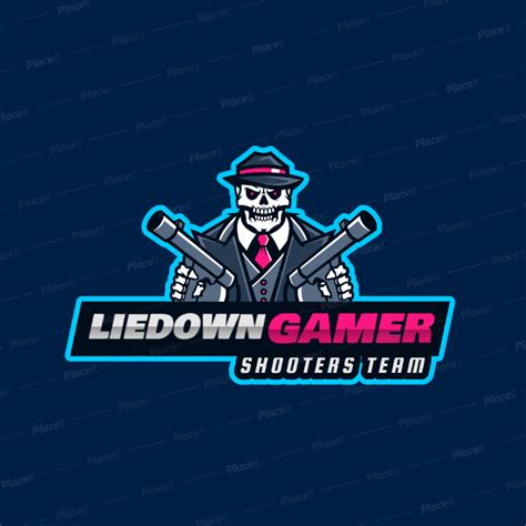 Placeit Gaming Logo Generator With A Shooter Character Clipart Logo