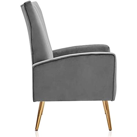 Belleze Modern Upholstered Wingback Accent Lounge Arm Chair Mid Back