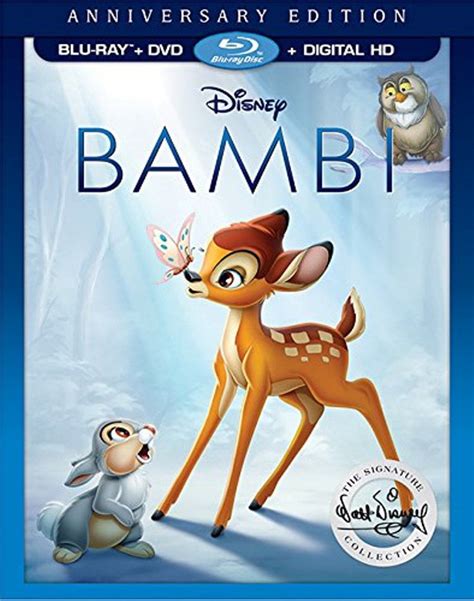 Bambi Anniversary Edition Blu Ray Dvd Digital Hd