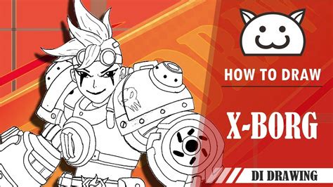 How To Draw Xborg Mobile Legend Easy Drawings Dibujos Faciles