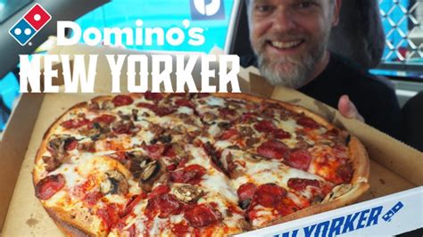 Pizza hut brooklyn dominos menu crust vs domino harga types meat lovers dan review king varian sesuai selera dengan york. New Domino's 16" New Yorker Pizza Review - THE BIG ...