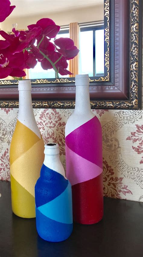 Upcycle Paint Glass Bottles With A Simple Two Ingredient Easy To