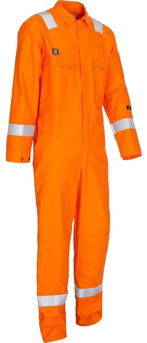 Wenaas ambassador model, pyrovatex treated, insulated (winter quilted) flame retardant coverall. Wenaas Offshore Men FR Coverall 220gsm Hi Vis Fire ...