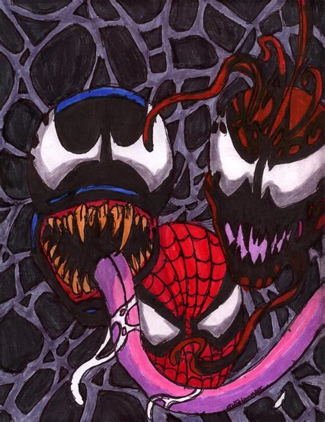 Venom Carnage Spidey By Chahlesxavier On Deviantart
