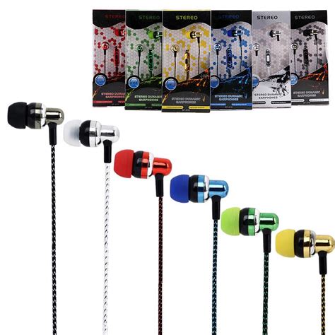 Buy A18 Noise Reduction Earpiece Stereo Wired Earphone Headphone