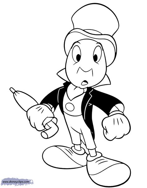 24 Jiminy Cricket Coloring Pages Free Coloring Pages