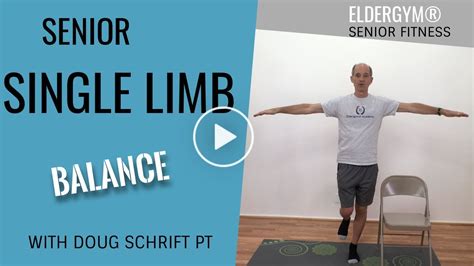 Single Leg Balance Improve Your Senior Balance Youtube